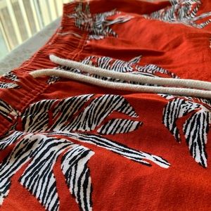 Red Zebra tree Shorts
